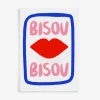 Nephtys Illustrated Affiche A3 Bisou Bisou / Bleu -