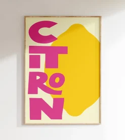 Inoui affiches Affiche A3 Citron - Inouï Affiches