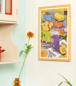 Kiblind Atelier Affiche A3 If there's a traffic jam... -