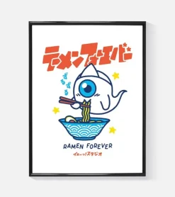 Yeaaah Studio Affiche A3 Ramen Forever - Yeaaah! Studio