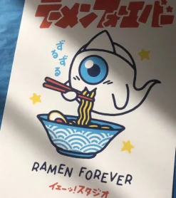 Yeaaah Studio Affiche A3 Ramen Forever - Yeaaah! Studio