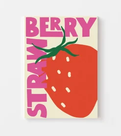 Inoui affiches Affiche A3 Strawberry - Inouï Affiches