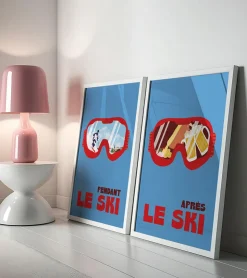 Soleil Mojito Affiche 30x40 Après le ski -