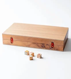 Verve Culture Backgammon en bois de manguier