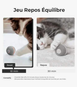BULLBOAT Balle interactive pour chats