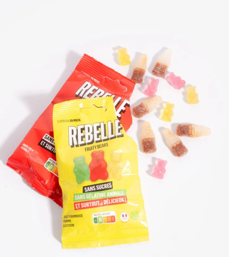 Rebelle Bonbons oursons sans sucre