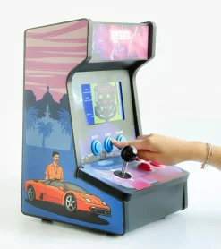 Reset Club Borne d'arcade rétro en bois