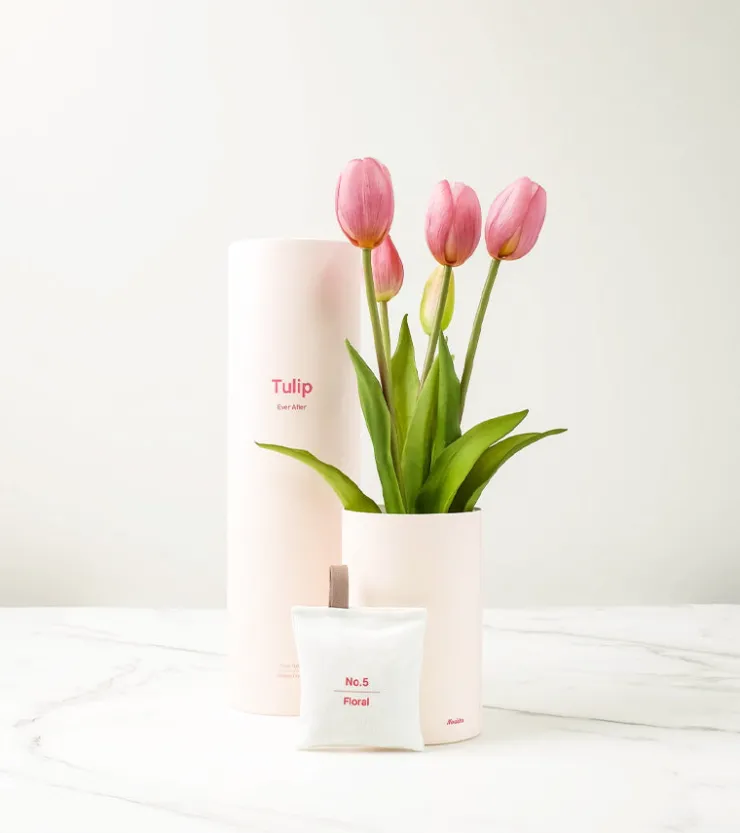 Nodito Bouquet de tulipes réalistes