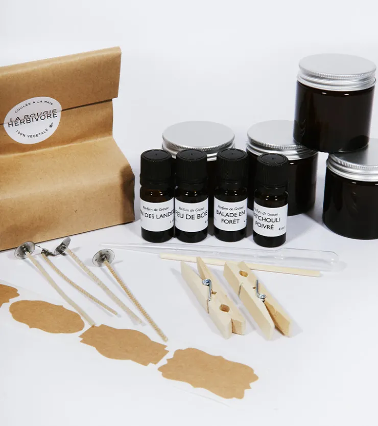 La bougie herbivore Box DIY pour fabriquer ses bougies