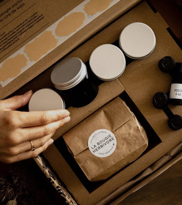 La bougie herbivore Box DIY pour fabriquer ses bougies
