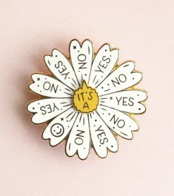 Occasionalish Broche Daisy pour décisions rapides