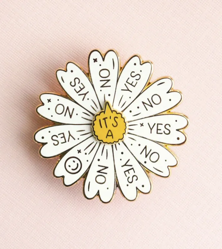 Occasionalish Broche Daisy pour décisions rapides
