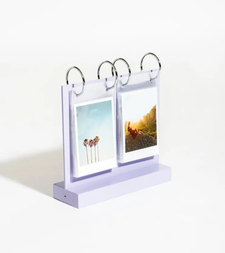 L'expressionist Cadre photo en bois à feuilleter pour Instax