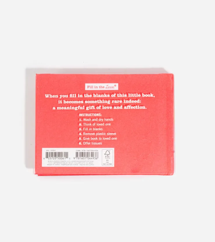 Chronicle books Carnet à remplir : What I Love about You