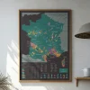 1020 Dégustations Carte à gratter : la France des vins