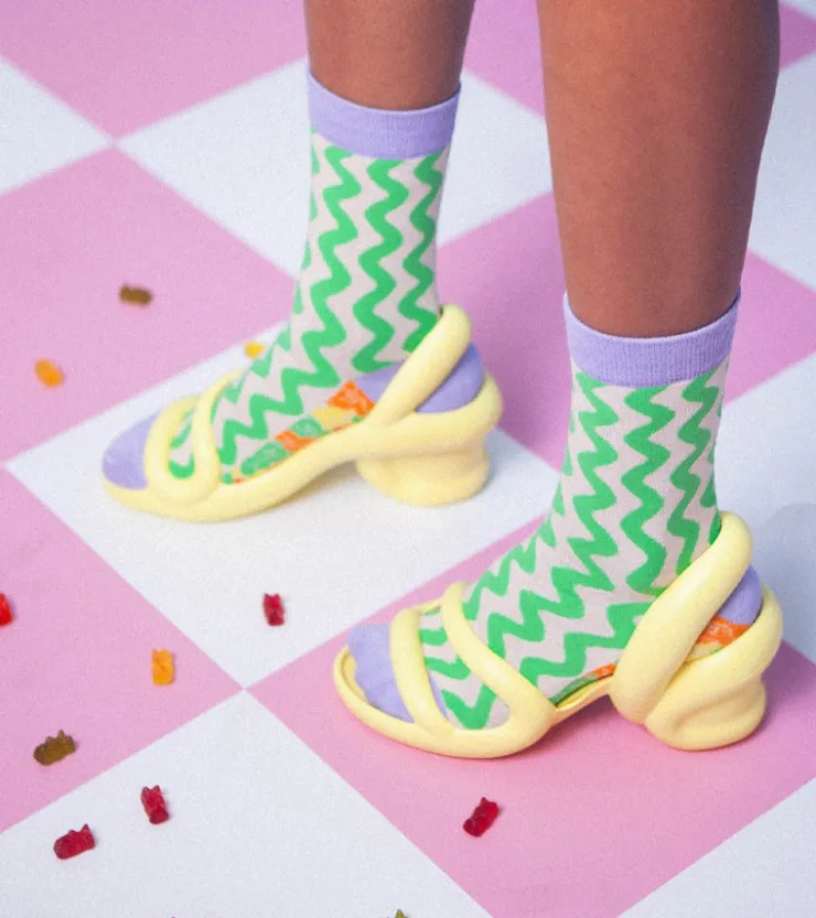 DOIY Chaussettes Bonbons Oursons
