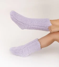 L'expressionist Chaussettes cocooning en moumoute