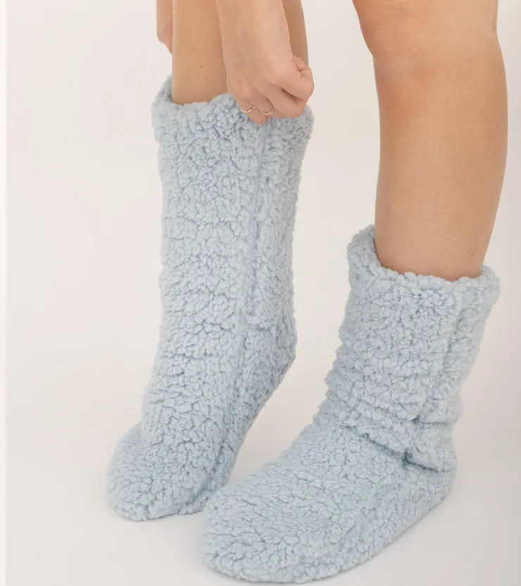 L'expressionist Chaussettes cocooning en moumoute