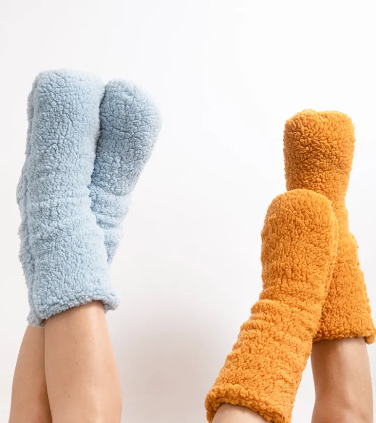 L'expressionist Chaussettes cocooning en moumoute