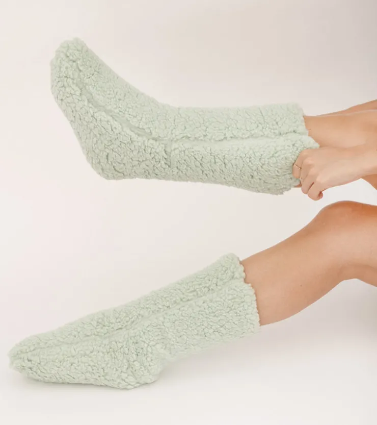 L'expressionist Chaussettes cocooning en moumoute