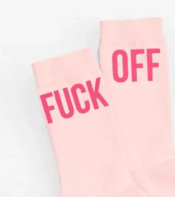 FISURA Chaussettes fuck off rose