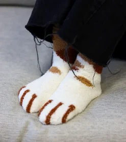 L'avant gardiste Chaussettes moumoute chat