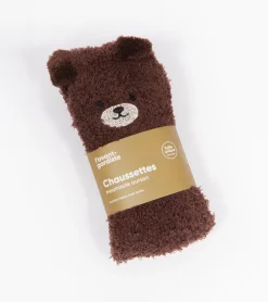 L'avant gardiste Chaussettes ourson en moumoute