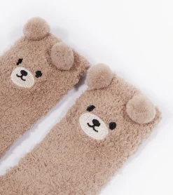 L'avant gardiste Chaussettes ourson en moumoute