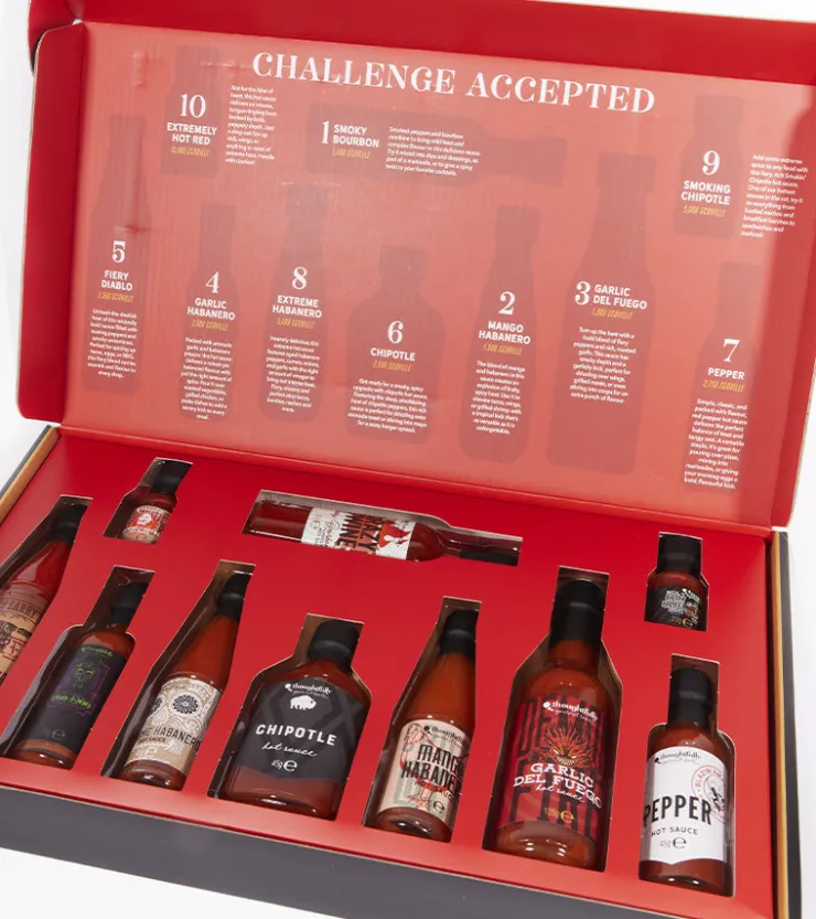 Modern Coffret challenge Pimenté : 10 Sauces Extrêmes