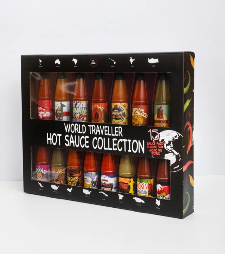 Modern Coffret de 15 sauces piquantes du monde