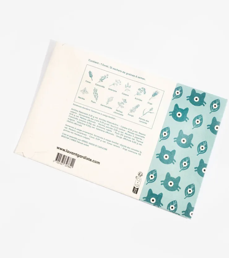 Radis & Capucine Coffret de graines à jardiner pour chat