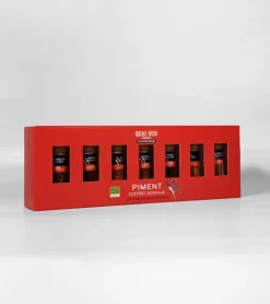 Quai Sud Coffret de piments - Echelle de Scoville