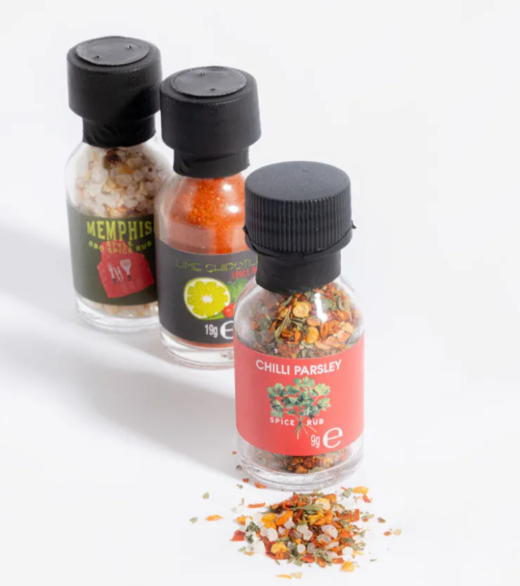 Modern Coffret d'épices pour barbecue, set de 20