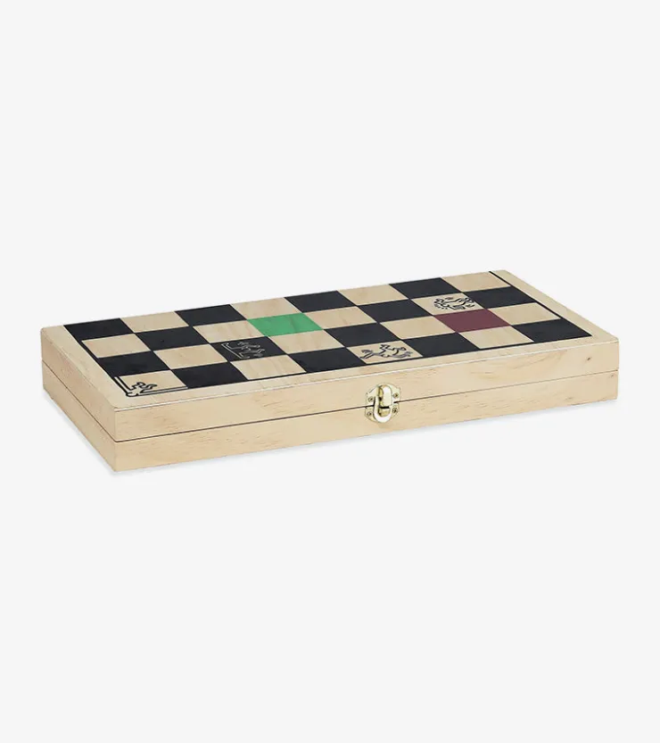 Vilac Coffret jeu d'échecs Keith Haring
