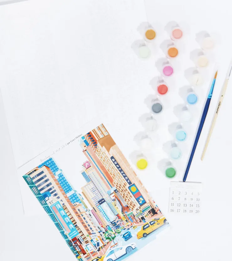 La petite épicerie Coffret peinture au numéro