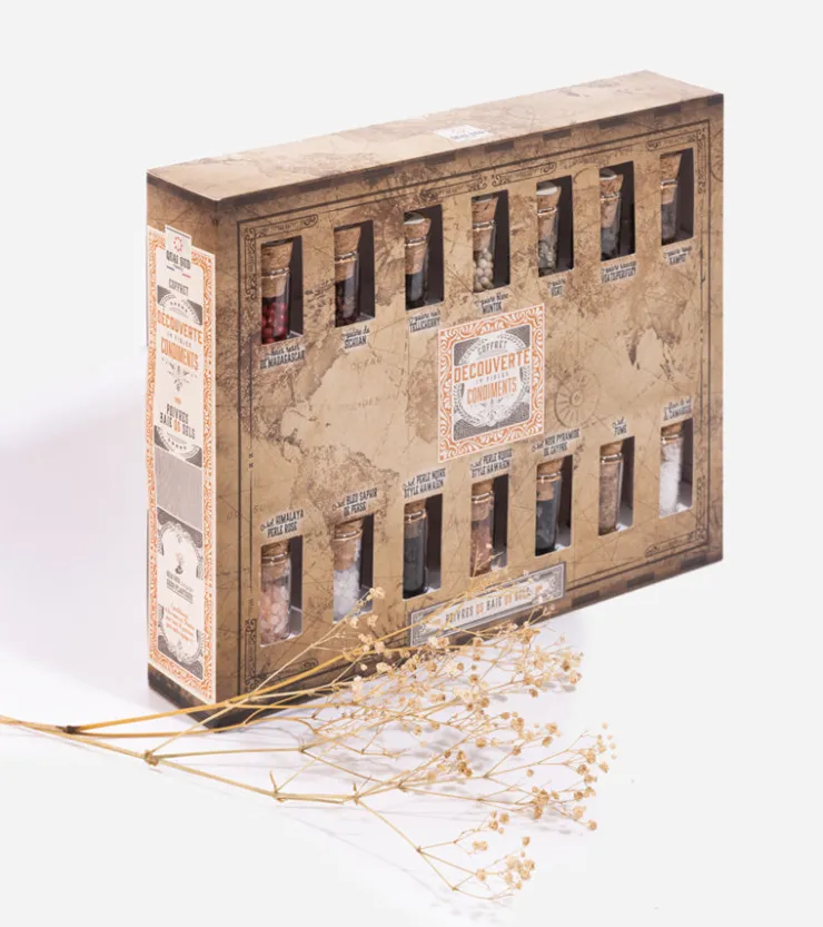 Quai Sud Coffret poivres, baies et sels