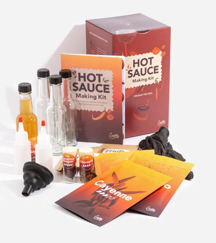 Craftly Coffret pour faire votre propre sauce piquante