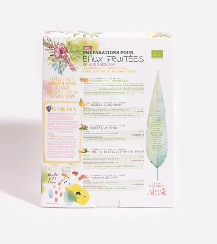 Quai Sud Coffret pour préparer son eau infusée aux fruits