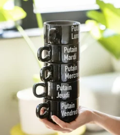 FISURA Coffret semainier de tasses - Les putains de tasses