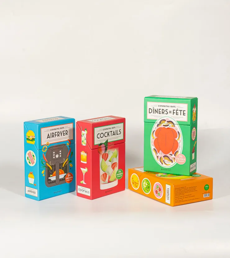 Hachette Marabout Cooking box Dîners de fête - la boîte de fiches recettes