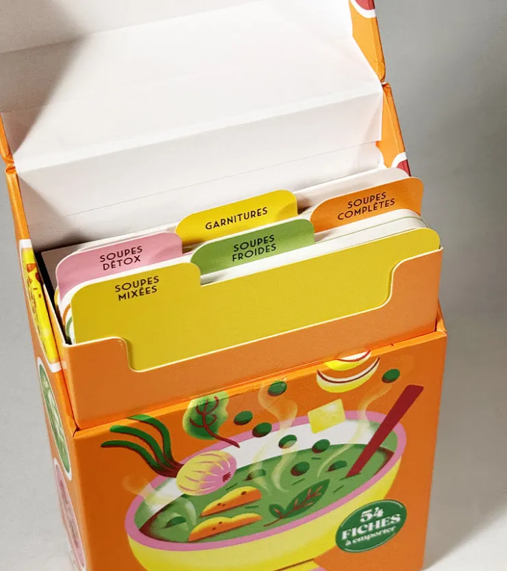 Hachette Marabout Cooking box Soupes - la boîte de fiches recettes