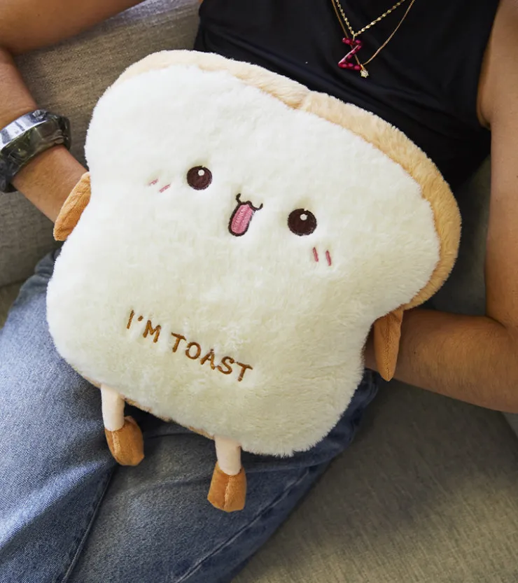 L'avant gardiste Coussin toast Kawaii