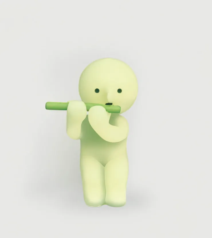 Baby watch Figurine fluorescente Smiski - série Living