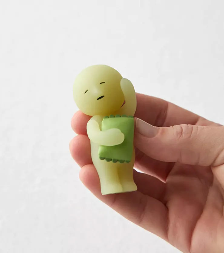 Baby watch Figurine fluorescente Smiski - série Bed