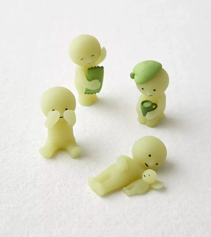 Baby watch Figurine fluorescente Smiski - série Bed