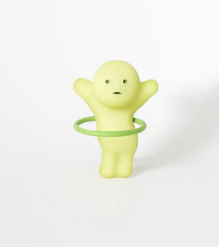 Baby watch Figurine fluorescente Smiski - série Exercising