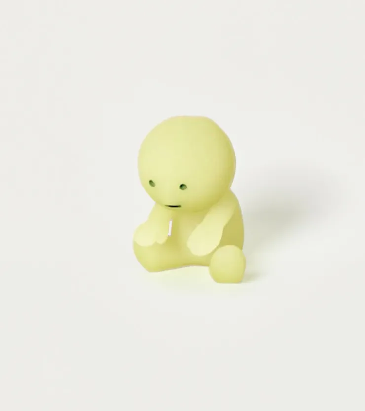 Baby watch Figurine fluorescente Smiski - série Exercising