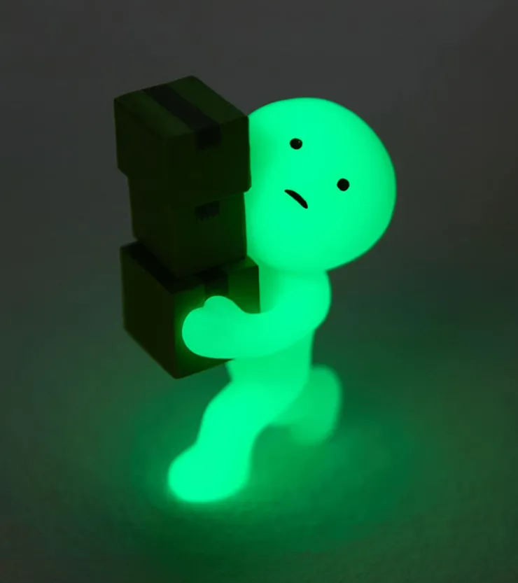 Baby watch Figurine fluorescente Smiski - série Moving