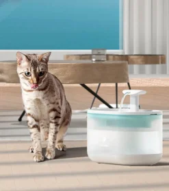 BULLBOAT Fontaine à eau pour chats ultra-silencieuse