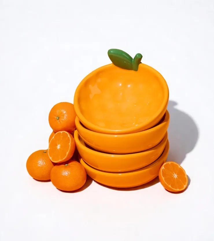 Vetreska Gamelle mandarine en céramique
